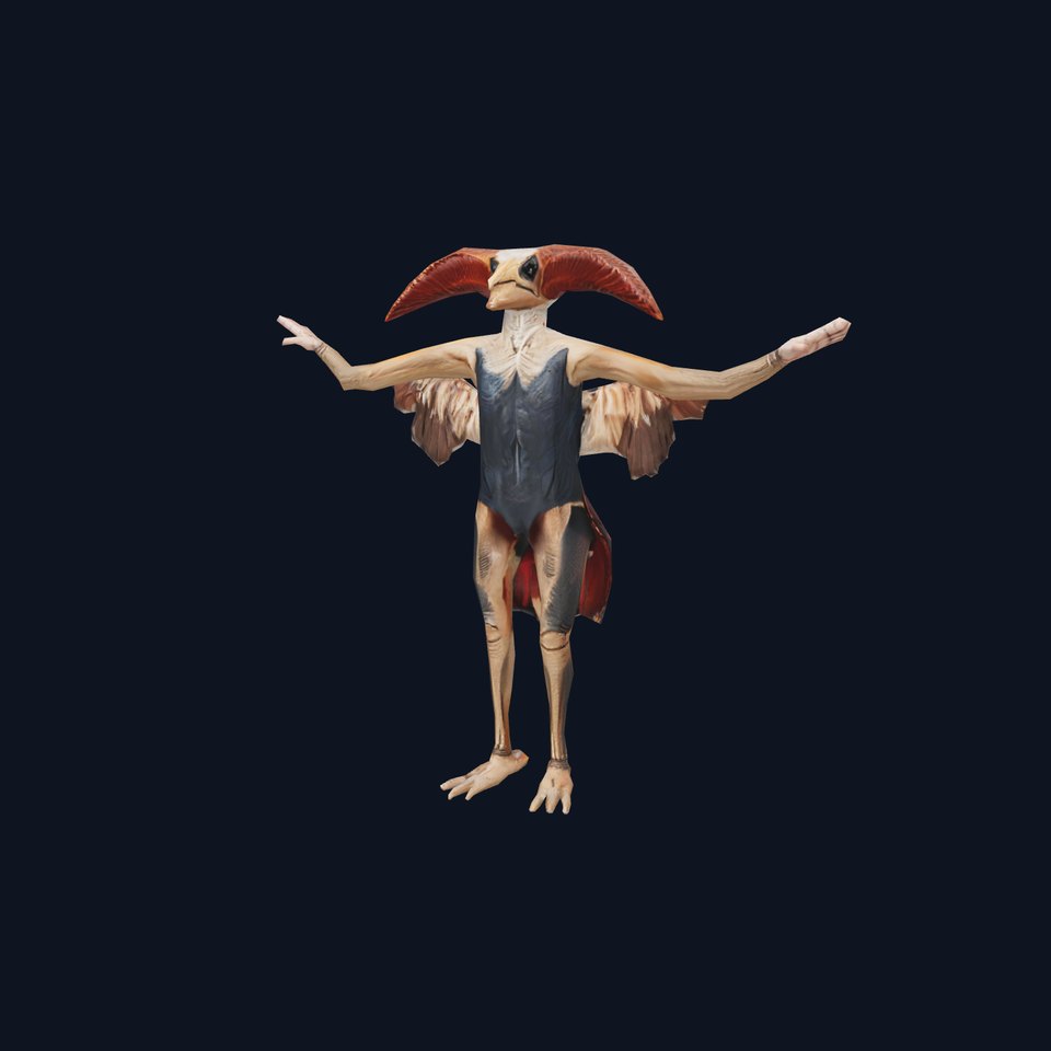 Fantasy Creature Avatar Model Pack with Detailed Wings